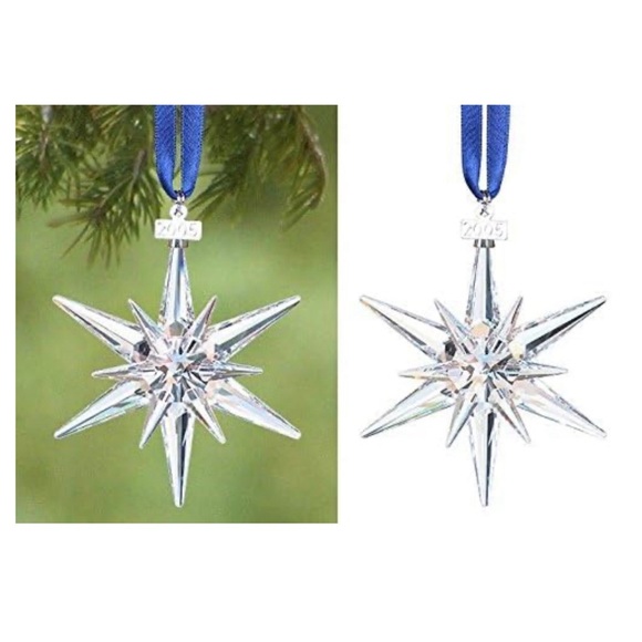 Swarovski, 2005 Annual Snowflake / Star Christmas Ornament - Picture 6 of 6